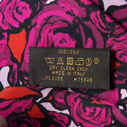 Louis Vuitton Silk Rock'n'Roses Bandeau Berry 5 of 5
