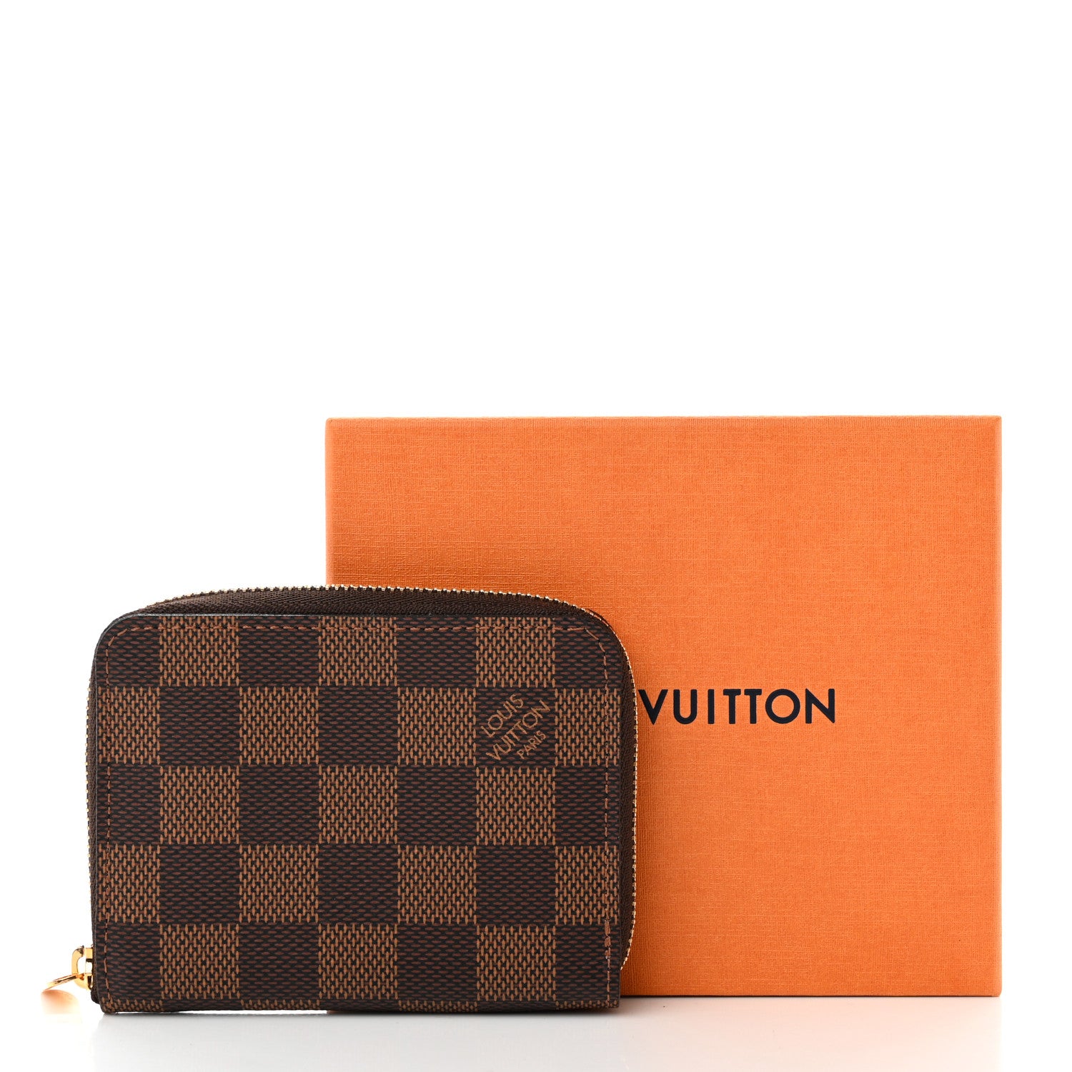 Louis Vuitton Damier Ebene Zippy Coin Purse Rose Ballerine 7 of 7