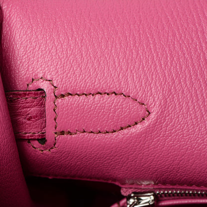 Hermes Ostrich HAC Birkin 32 Fuchsia 21 of 28