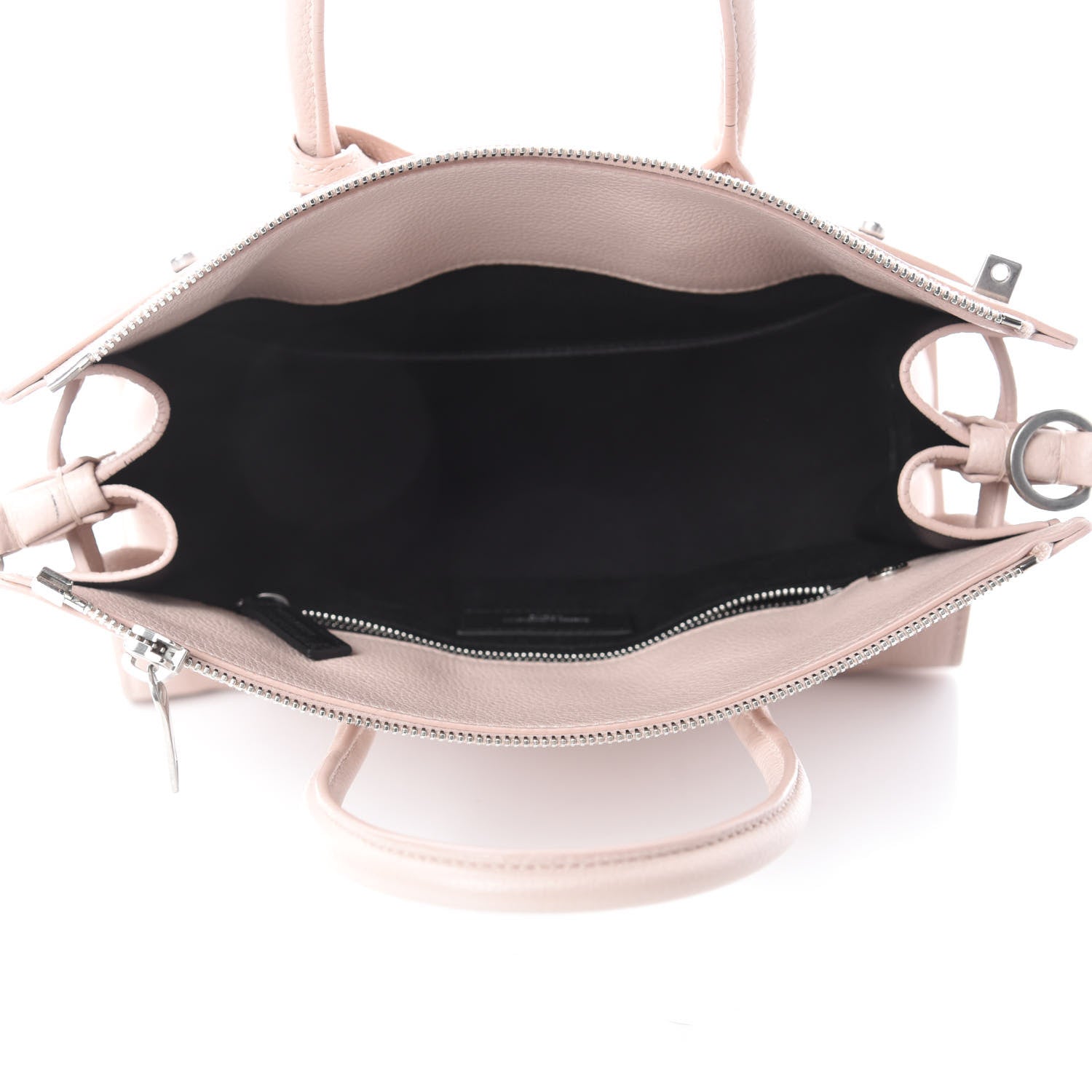 Saint Laurent Grained Calfskin Baby Sac De Jour Souple Marble Pink 5 of 12