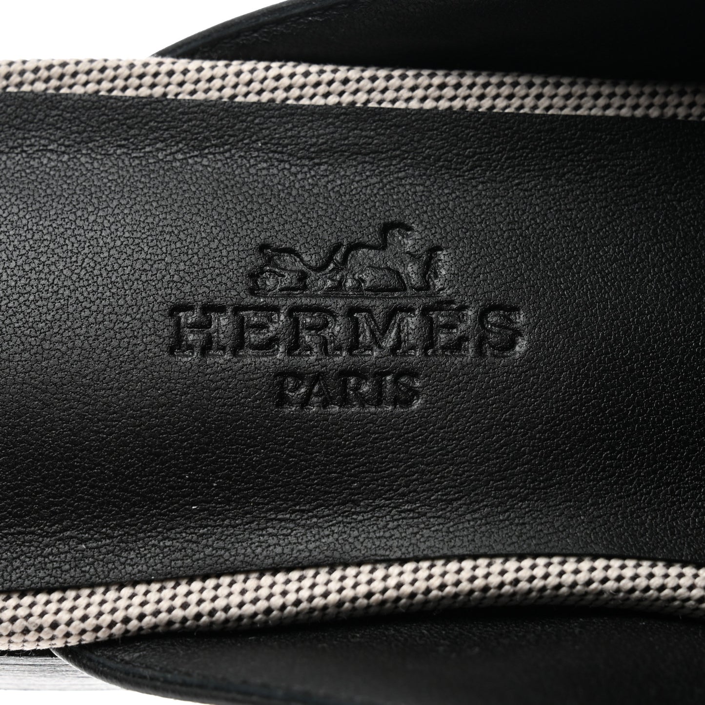 Canvas Calfskin Groupie Mules 36 Prunoir Black