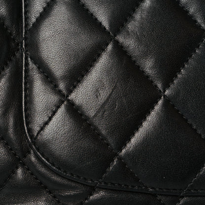 Chanel Lambskin Quilted Chanel 3 Maxi Flap Bag Black 13 of 14