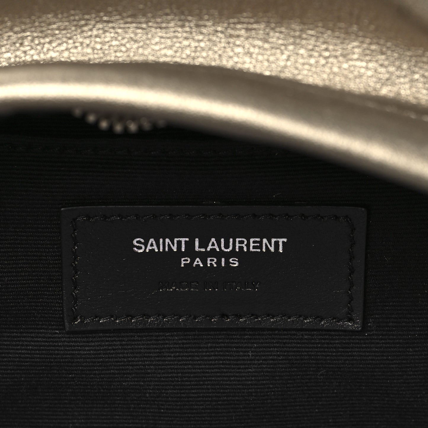 Metallic Lambskin Mini Toy City Backpack Gold