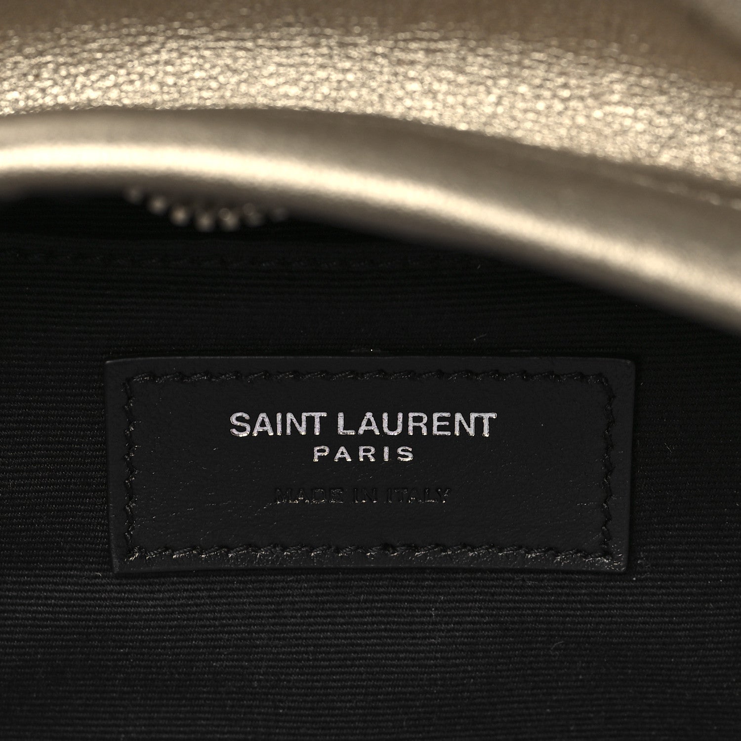 Saint Laurent Metallic Lambskin Mini Toy City Backpack Gold 5 of 5