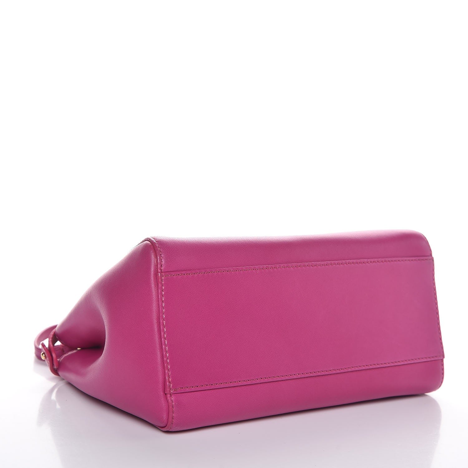 Fendi Nappa Mini Peekaboo Iconic Satchel Magenta 4 of 10