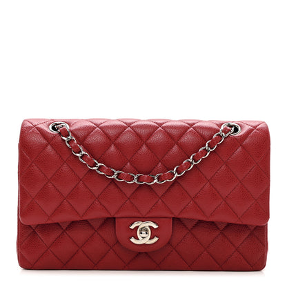 Chanel Caviar Quilted Medium Double Flap Red 1 of 8