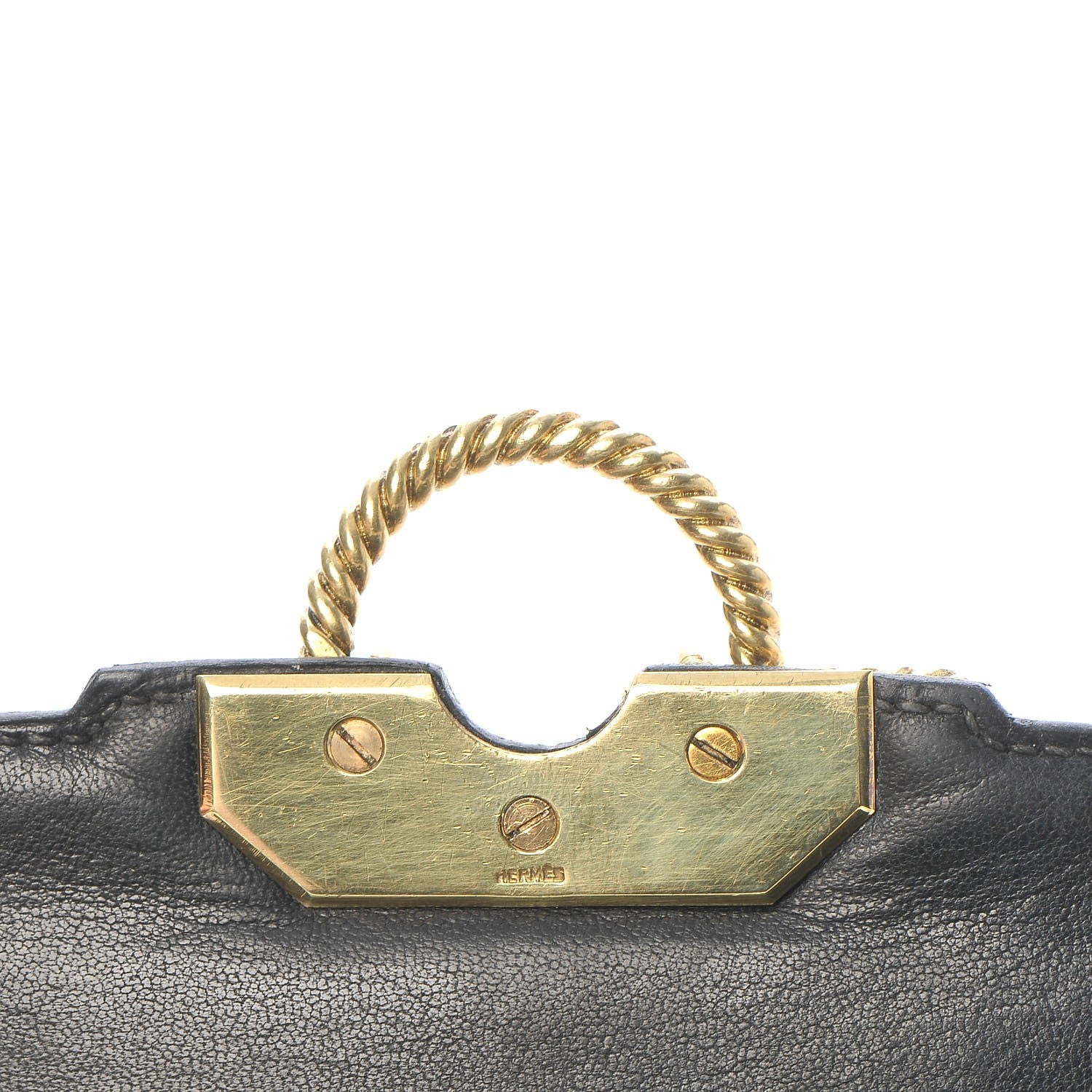 Hermes Lizard Sac Cordeliere Black 12 of 22