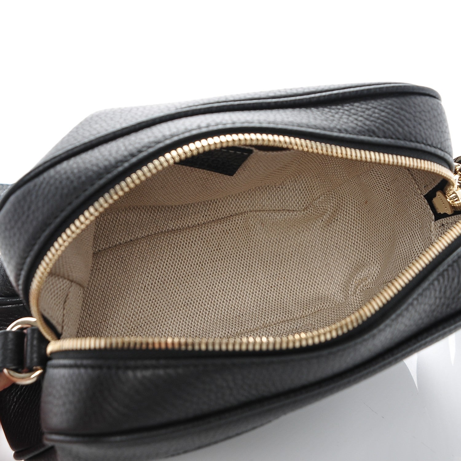 Gucci Pebbled Calfskin Small Soho Disco Bag Black 5 of 6