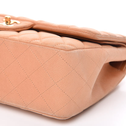 Chanel Iridescent Caviar Quilted Jumbo Double Flap Pink 12 of 19