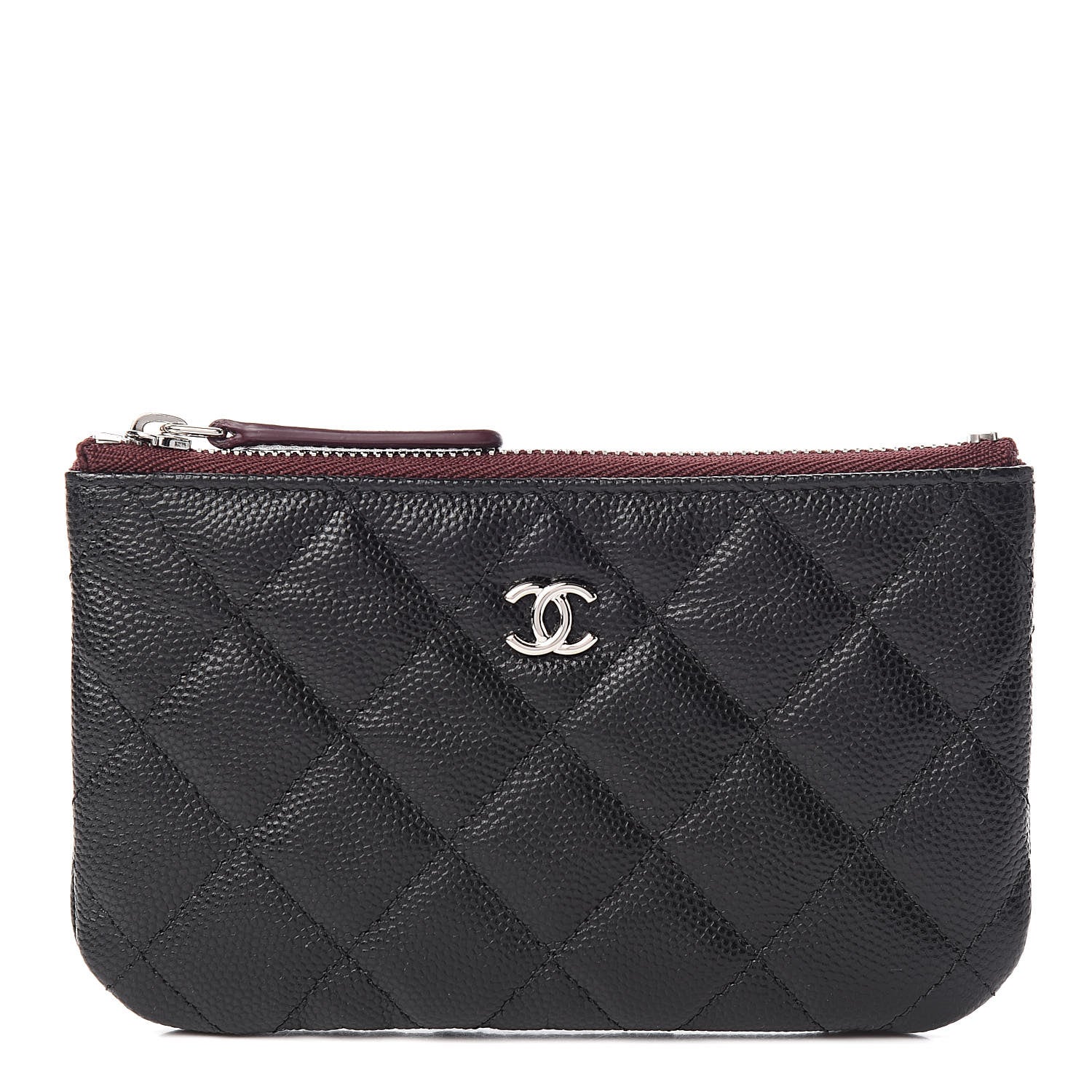 Chanel Caviar Quilted Small Cosmetic Case Black 1 of 8