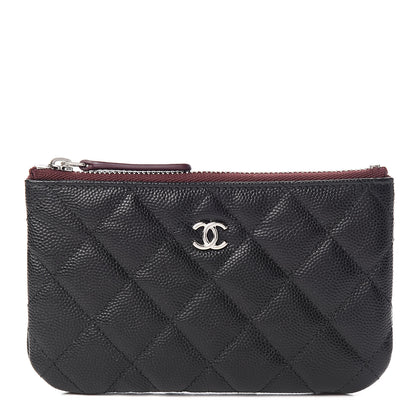 Chanel Caviar Quilted Small Cosmetic Case Black 1 of 8