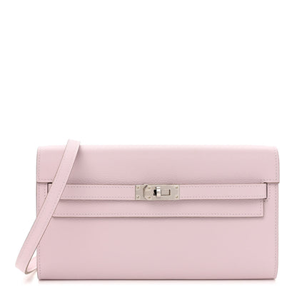 Hermes Evercolor Kelly To Go Wallet Mauve Pale 1 of 9