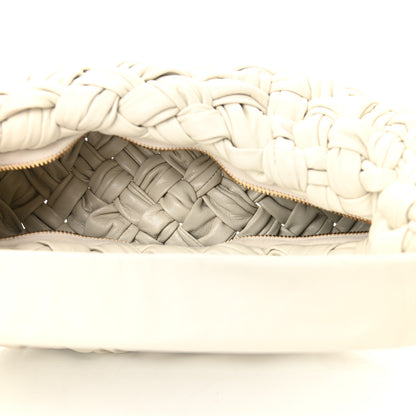 Bottega Veneta Paper Calfskin Intrecciato Banana Hobo Plaster 5 of 10