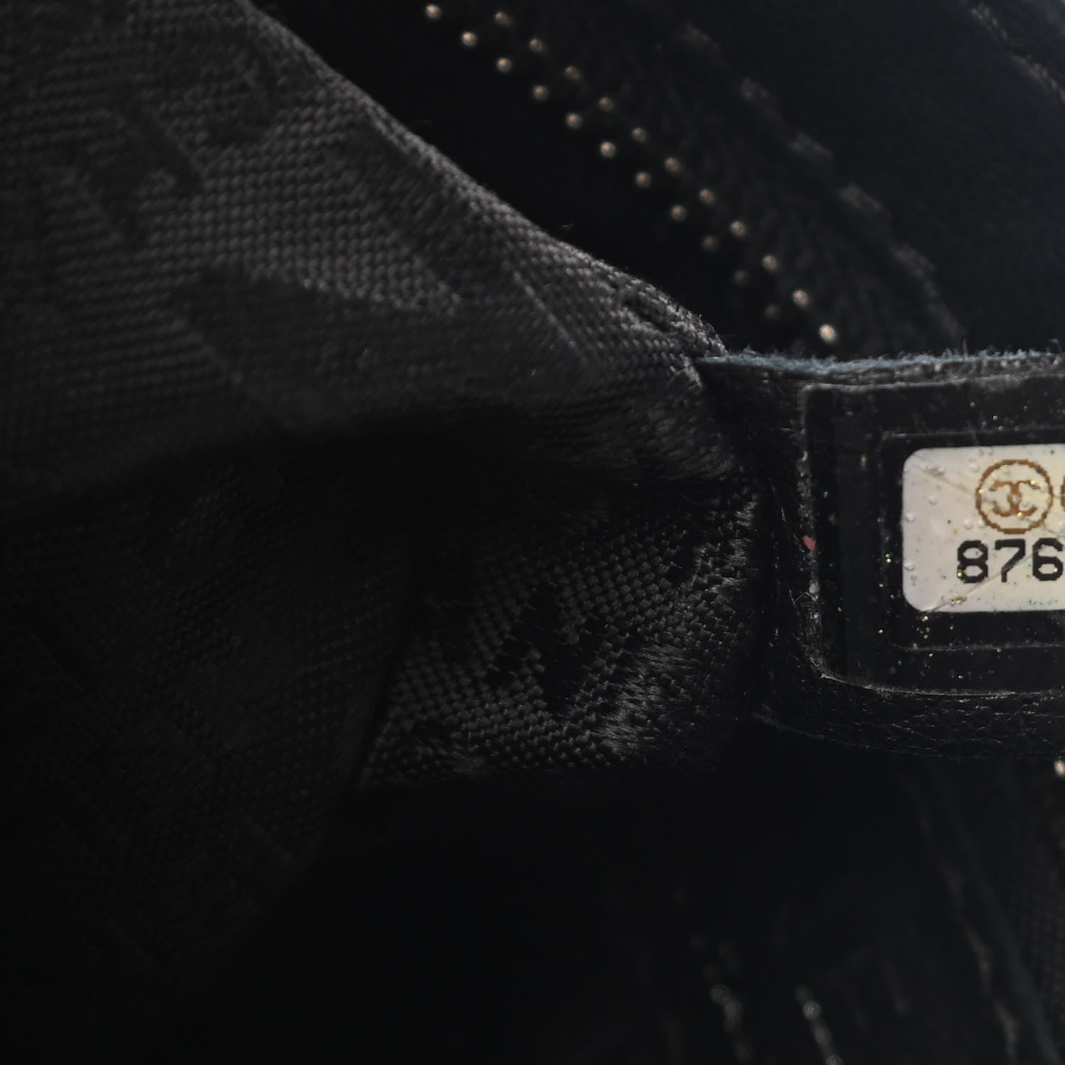Chanel Lambskin Lax Pochette Black 7 of 9