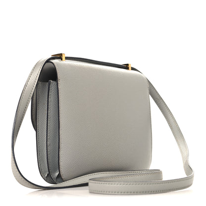 Hermes Epsom Constance 18 Bleu Glacier 3 of 11