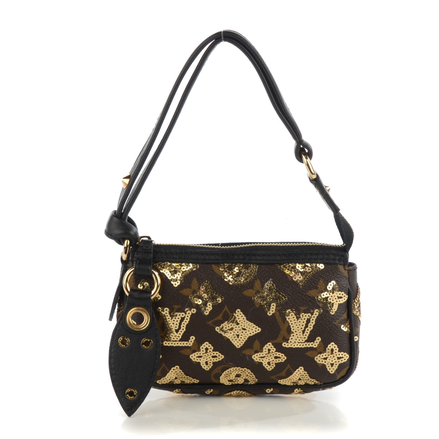 Louis Vuitton Monogram Sequins Eclipse Mini Pochette Gold 1 of 7