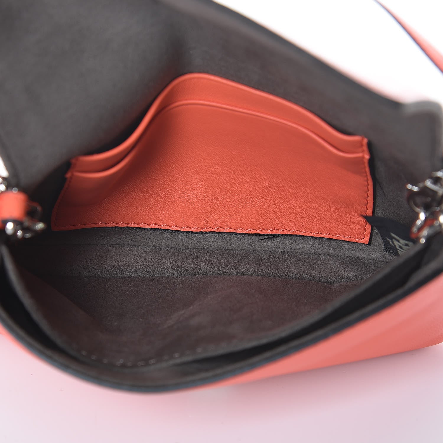 Fendi Shiny Nappa Micro Baguette Papavero 5 of 7