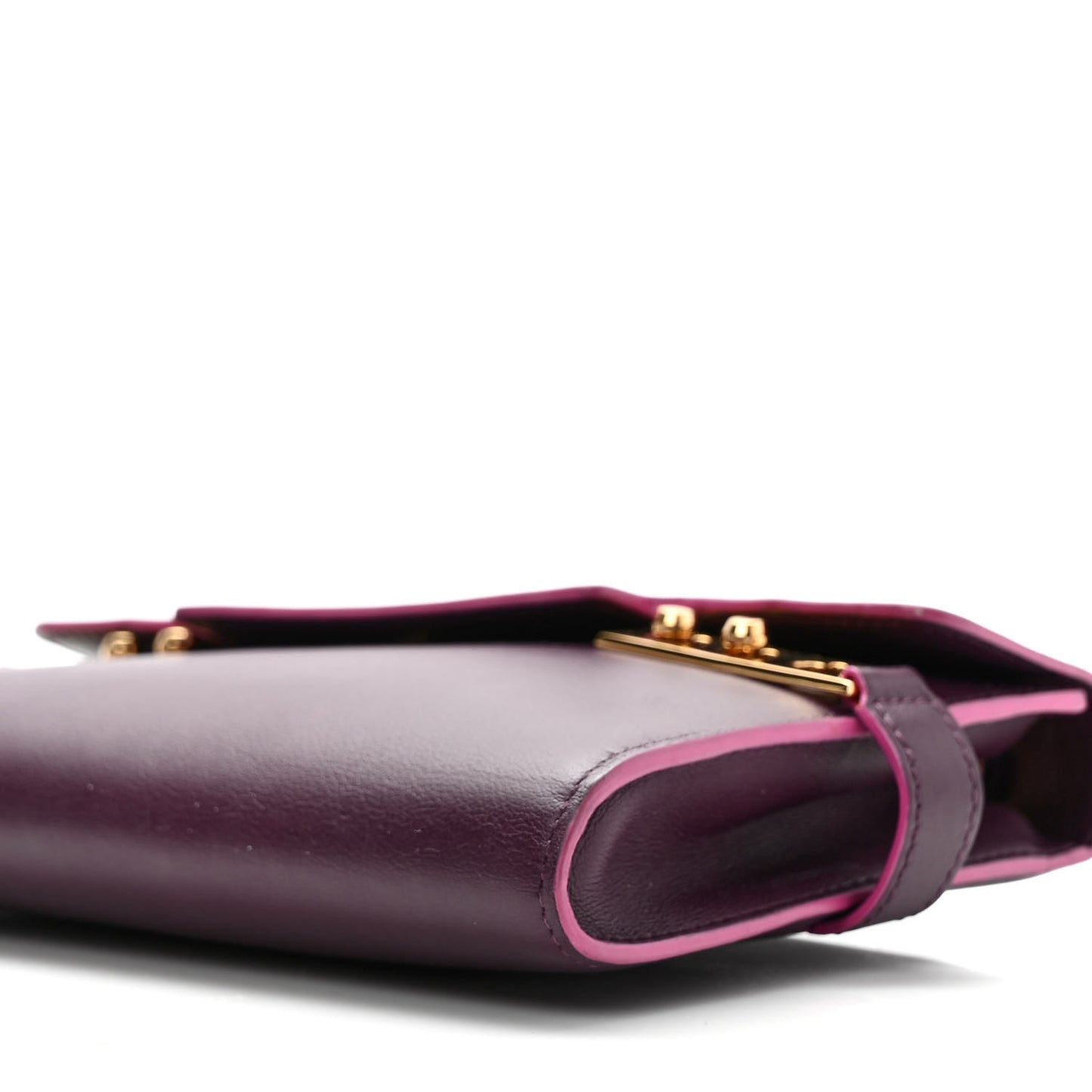 Calfskin Tempete Pochette Burgundy