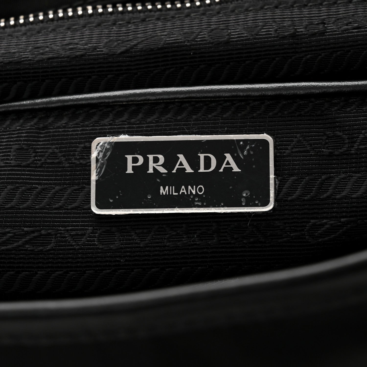 Prada Tessuto Nylon Vitello Backpack Black 6 of 11