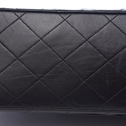 Chanel Lambskin Quilted XL Jumbo Single Flap Black 11 of 16