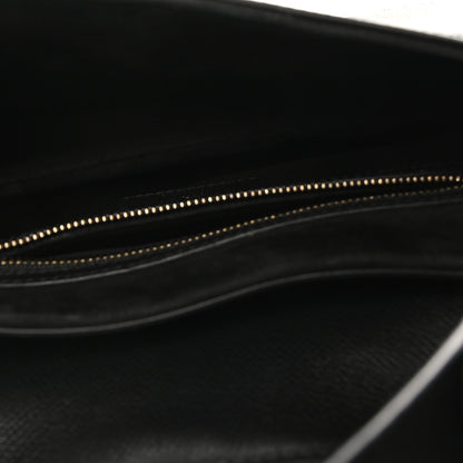 Christian Dior Grained Calfskin Saddle Bag Black 5 of 10