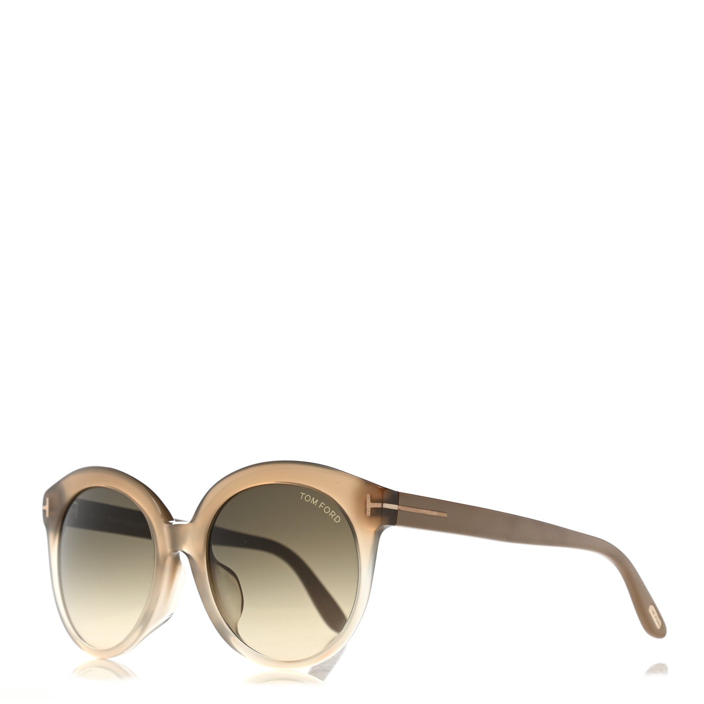 Monica Round Sunglasses TF429 Gold