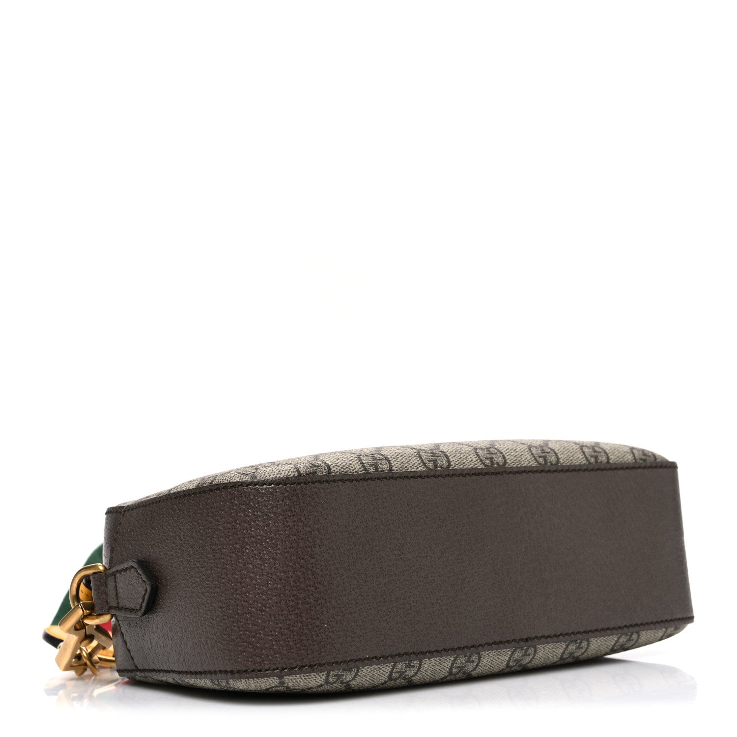 Gucci GG Supreme Monogram Web Neo Vintage Shoulder Bag Beige New Acero Crop 4 of 10