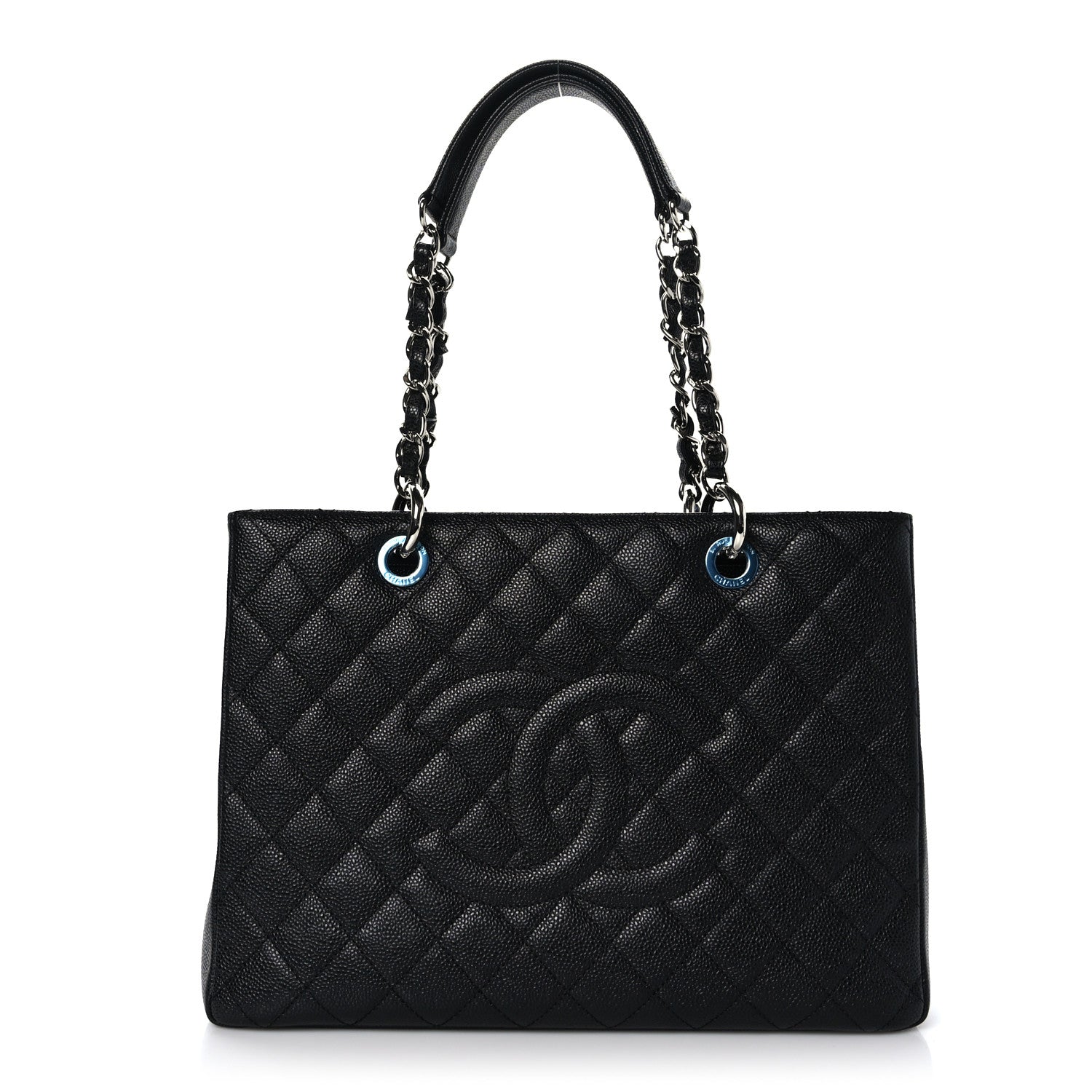 Chanel Caviar Quilted Grand Shopping Tote GST Black 1 of 9