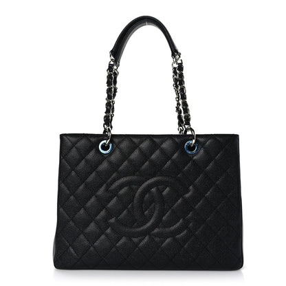 Chanel Caviar Quilted Grand Shopping Tote GST Black 1 of 9
