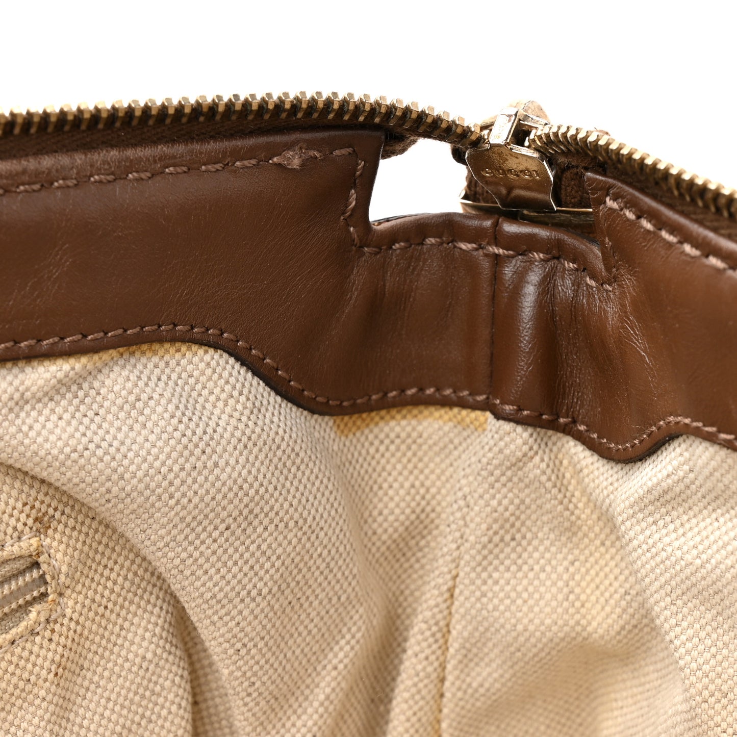 Monogram Medium Sukey Top Handle Bag Beige Brown