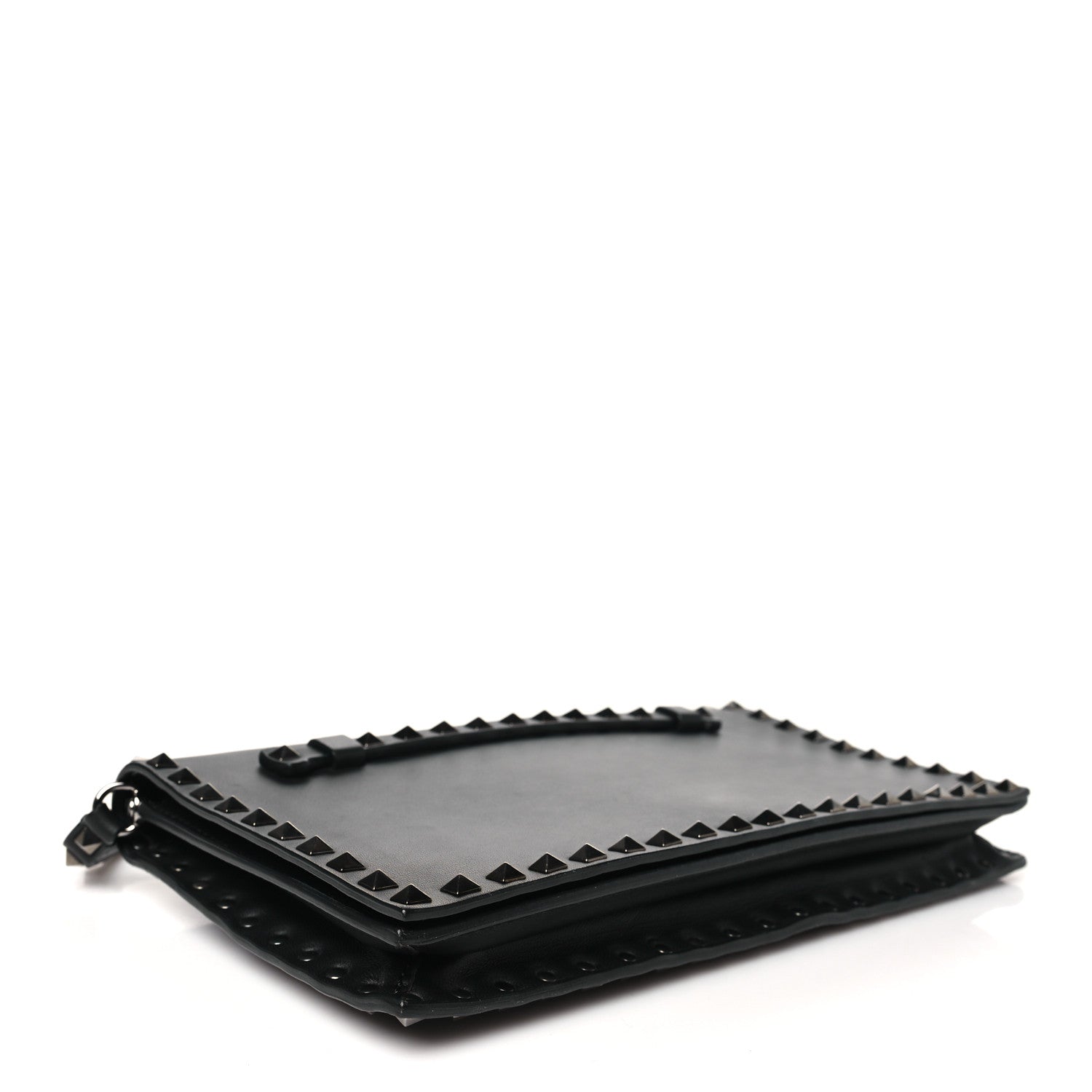Valentino Garavani Nappa Rockstud Wristlet Clutch Black 4 of 7