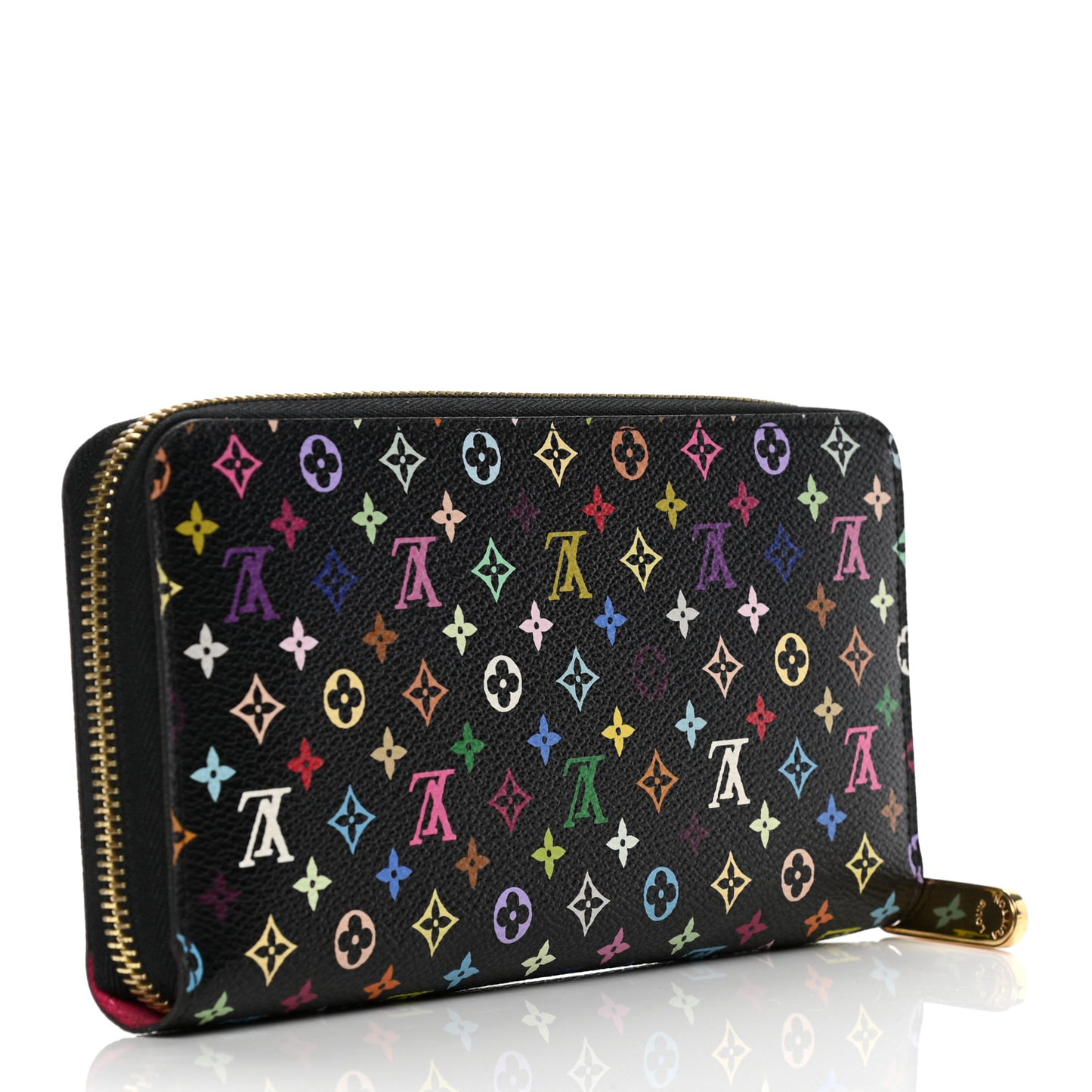 Monogram Multicolor Zippy Wallet Black Grenade