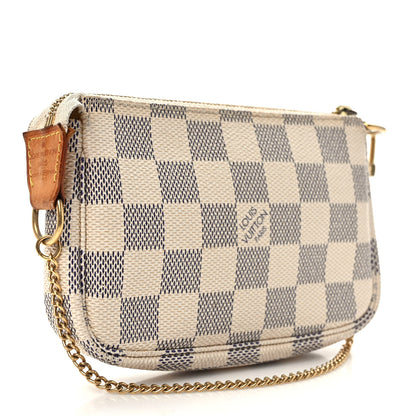 Louis Vuitton Damier Azur Mini Pochette Accessories 2 of 6