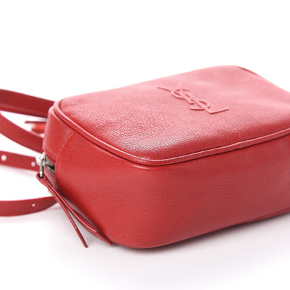 Saint Laurent Lambskin Monogram Lou Belt Bag Red 6 of 7