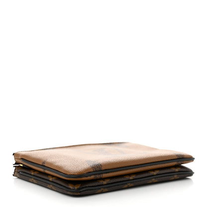 Louis Vuitton Reverse Monogram Giant Double Zip Pochette 4 of 11
