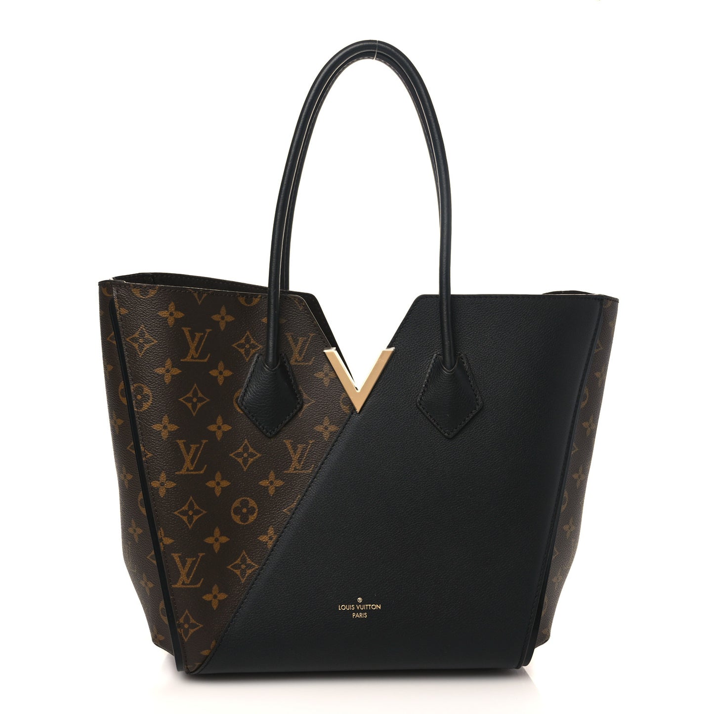 Calfskin Monogram Kimono Tote Black