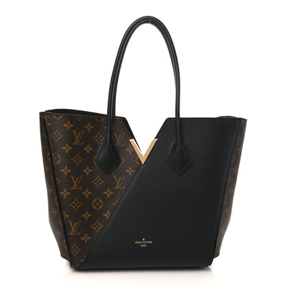 Louis Vuitton Calfskin Monogram Kimono Tote Black 1 of 7
