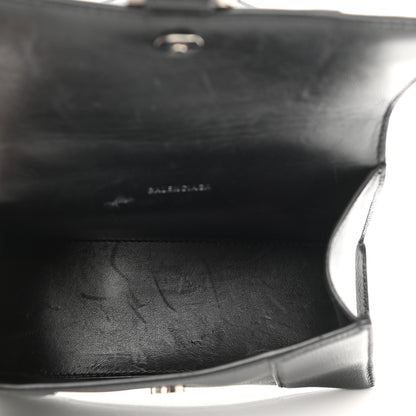 Balenciaga Grained Calfskin Hourglass Top Handle Bag XS Black 5 of 11