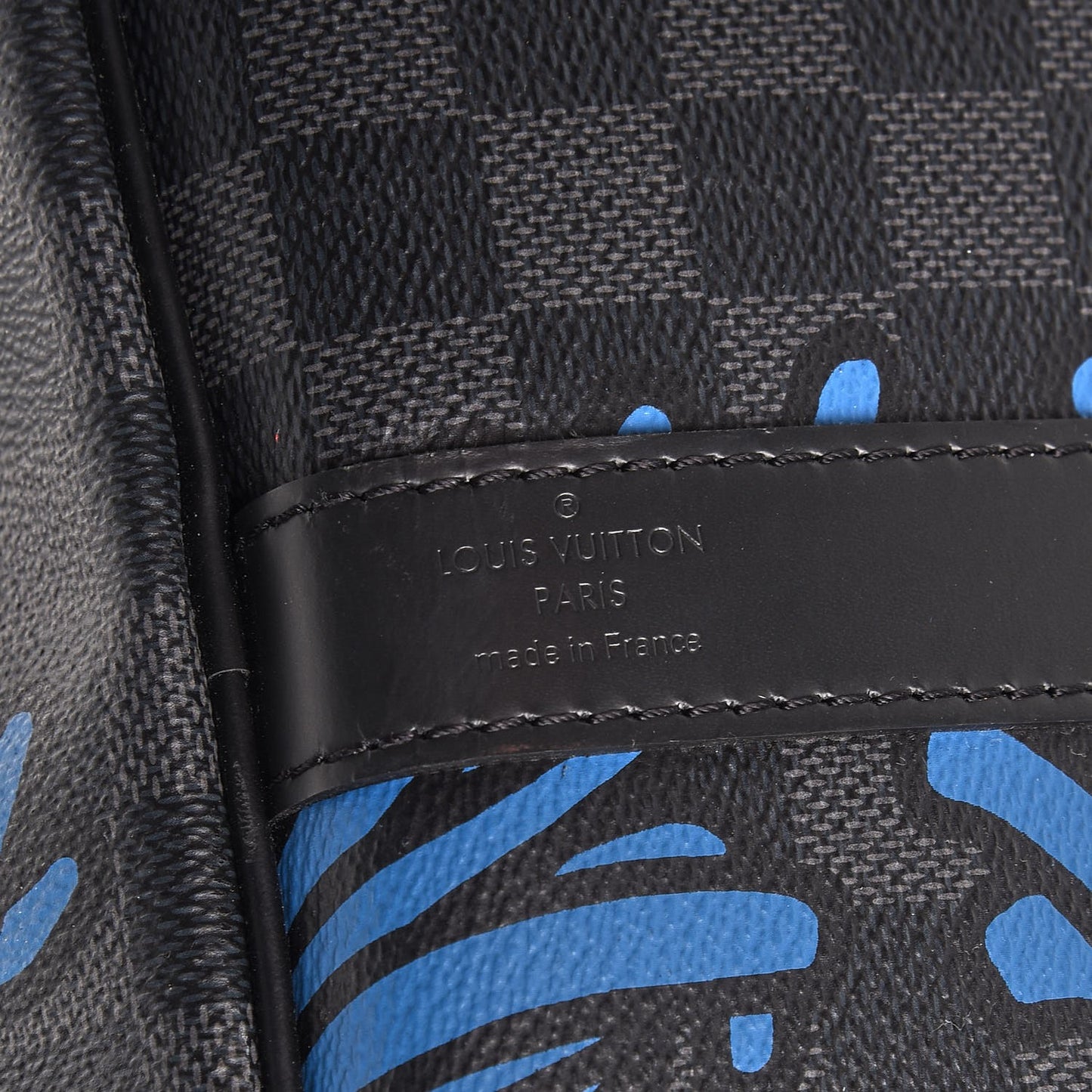 Damier Graphite Rope Keepall 55 Blue