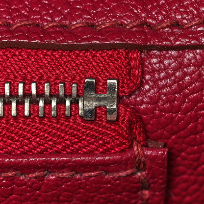 Hermes Taurillon Clemence Birkin 35 Rubis 20 of 48