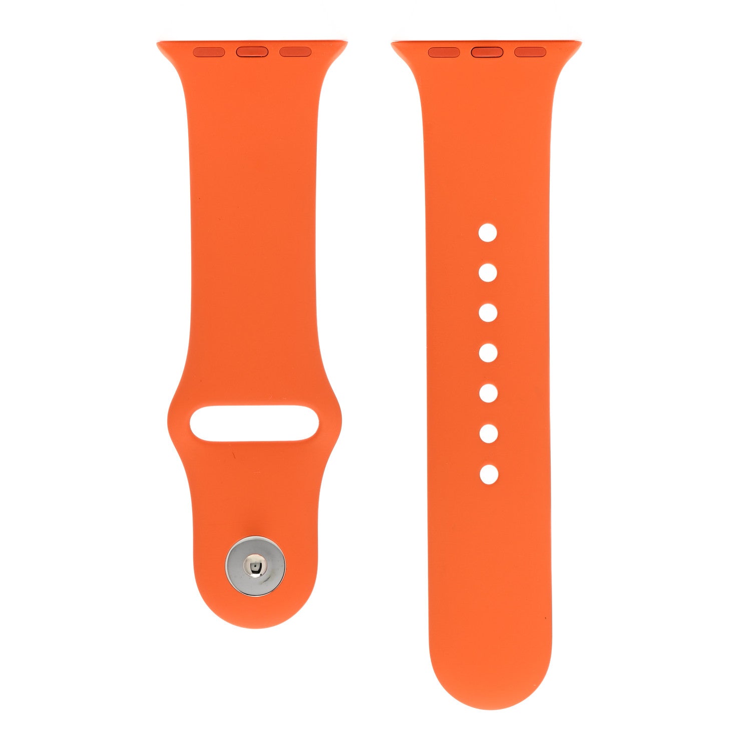 Hermes Silicone 41mm Apple Sports Watch Single Tour Band Orange 1 of 5