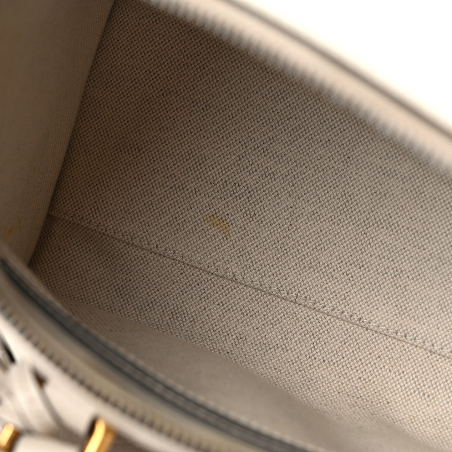 Koi Calfskin Small Bauletto Duffle Top Handle Bag Mystic White