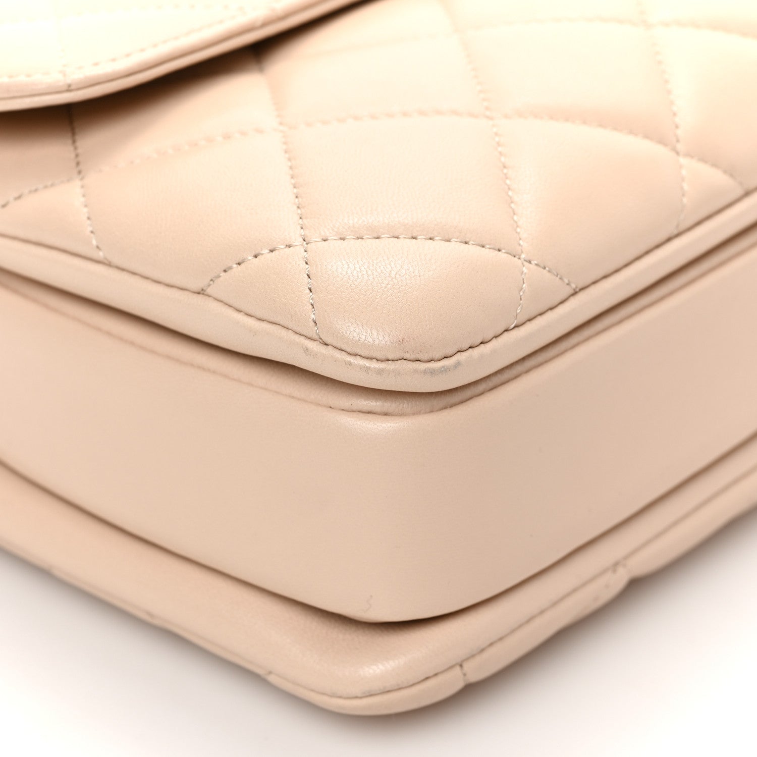 Chanel Lambskin Quilted Medium Trendy CC Flap Dual Handle Bag Beige 8 of 9