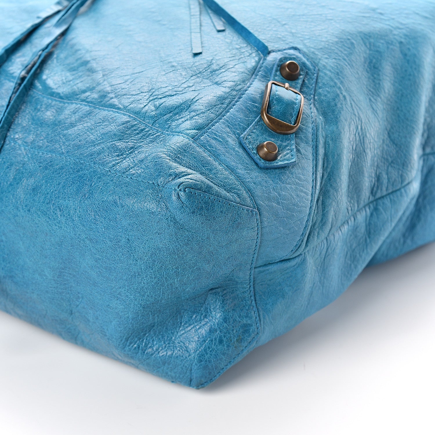 Balenciaga Agneau Classic Hardware Day Hobo Aquamarine 8 of 8