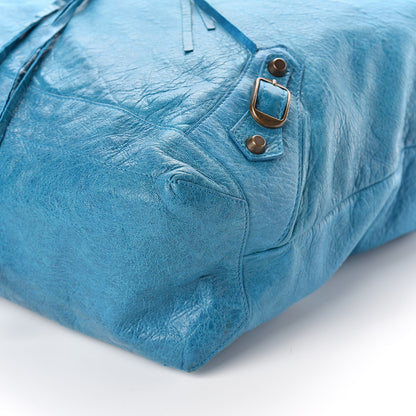 Balenciaga Agneau Classic Hardware Day Hobo Aquamarine 8 of 8