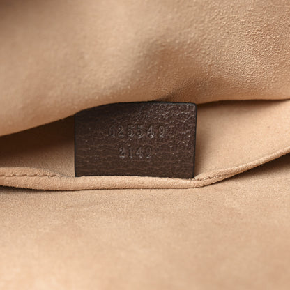 Gucci GG Supreme Monogram Web Ophidia Pouch Brown 9 of 10