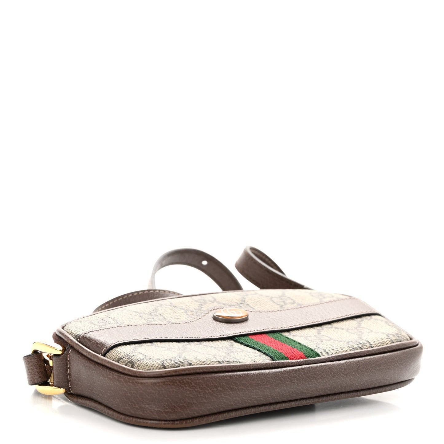 GG Supreme Monogram Web Mini Ophidia GG Bag Brown