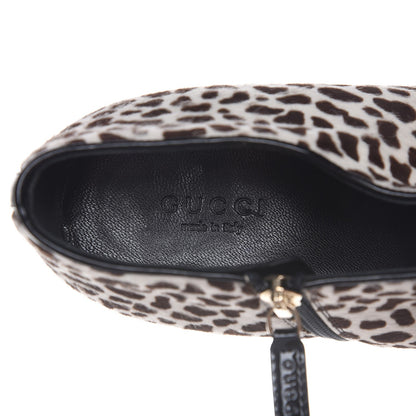 Gucci Pony Hair Animal Print Paloma Ankle Booties 39.5 9 of 10