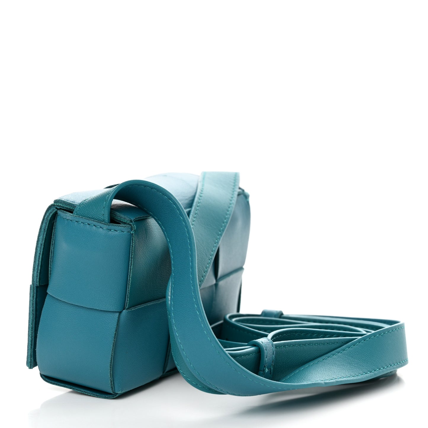 Lambskin Maxi Intrecciato Extra Mini Cassette Crossbody Bag Blaster
