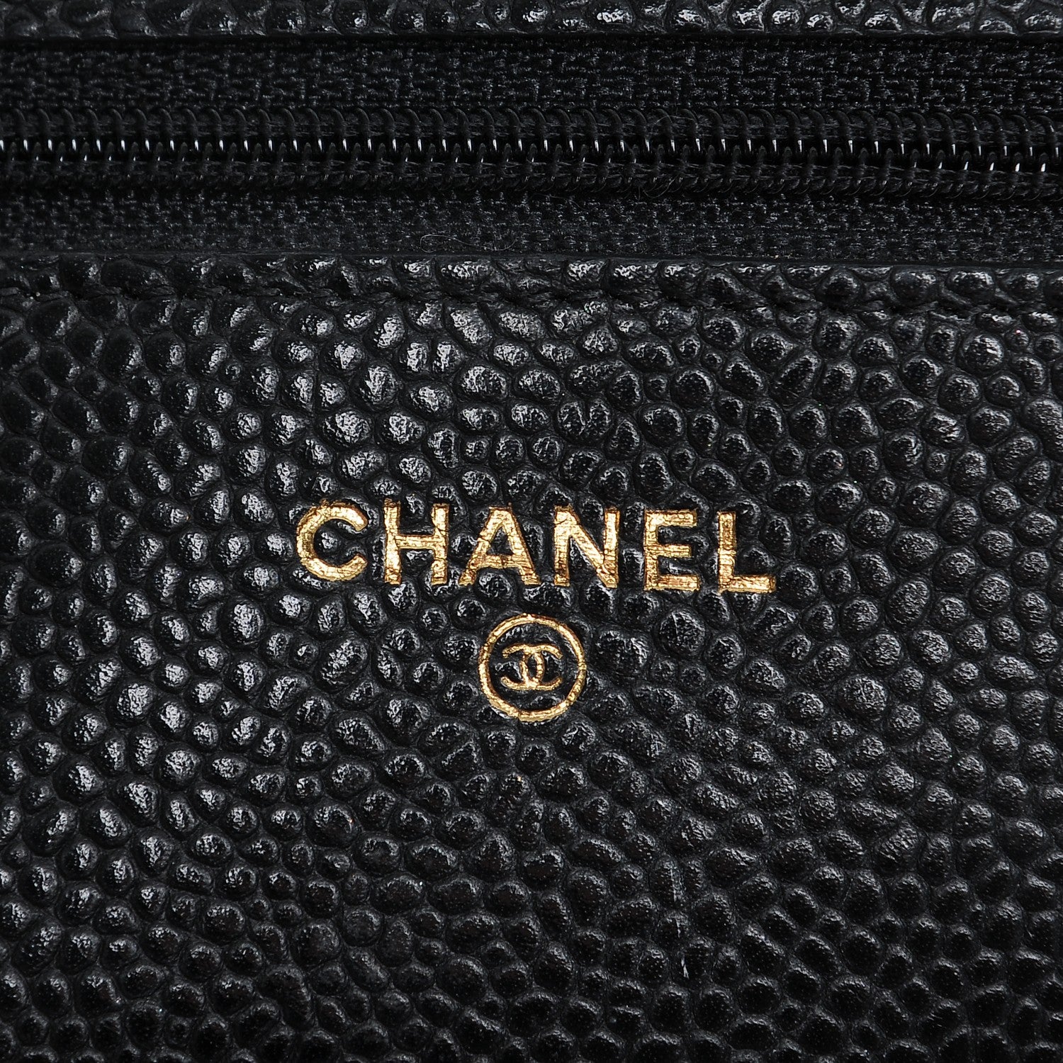 Chanel Caviar Quilted Wallet On Chain WOC Black 6 of 9